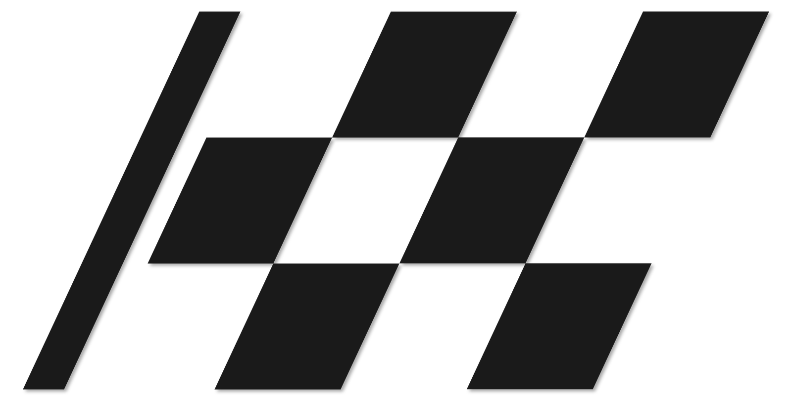 Life's Uncertain Checkered Flag logo